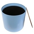 Masuta de cafea cu spatiu de depozitare, HD3817, 43x48 cm, MDF, bleu