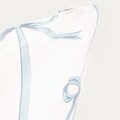 Lenjerie de pat dubla Vivienne, Homla, 3 piese, 160x200 cm, microfibra din poliester, alb/albastru