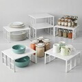 Organizator pentru frigider, Hermia, 734LRN1110, Dimensiuni: 27,5 x 31,5 x 15 cm (6 bucăți), Alb
