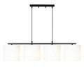 Lustra, Opviq, 892OPV1504, Metal, Alb/Negru