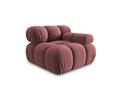 Modul dreapta pentru canapea, 1 loc, Bellis-51, Micadoni Home, 94x94x70 cm, catifea, roz