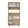Dulap multifunctional, Locelso, RE4-SY, Stejar / Verde