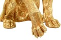 Figurina /sculptura decorativa Lion Shant, Mauro Ferretti, 45x29x55 cm, polirasina, auriu