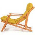 Set masa si scaune de gradina, Meya Dekor, My007, Lemn de fag, Galben / Natural
