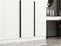 Dulap pentru haine, Minerva, Kale Plus, 270x210x52 cm, PAL, Alb
