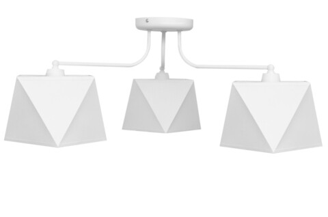 Lustra Adamant, Helam, 75 x 41 cm, 3 x E27, 60W, alb Helam