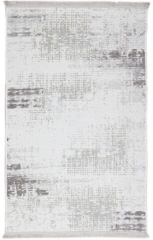Covor eko rezistent, nk 01 - cream, grey, 100% poliester, 75 x 300 cm