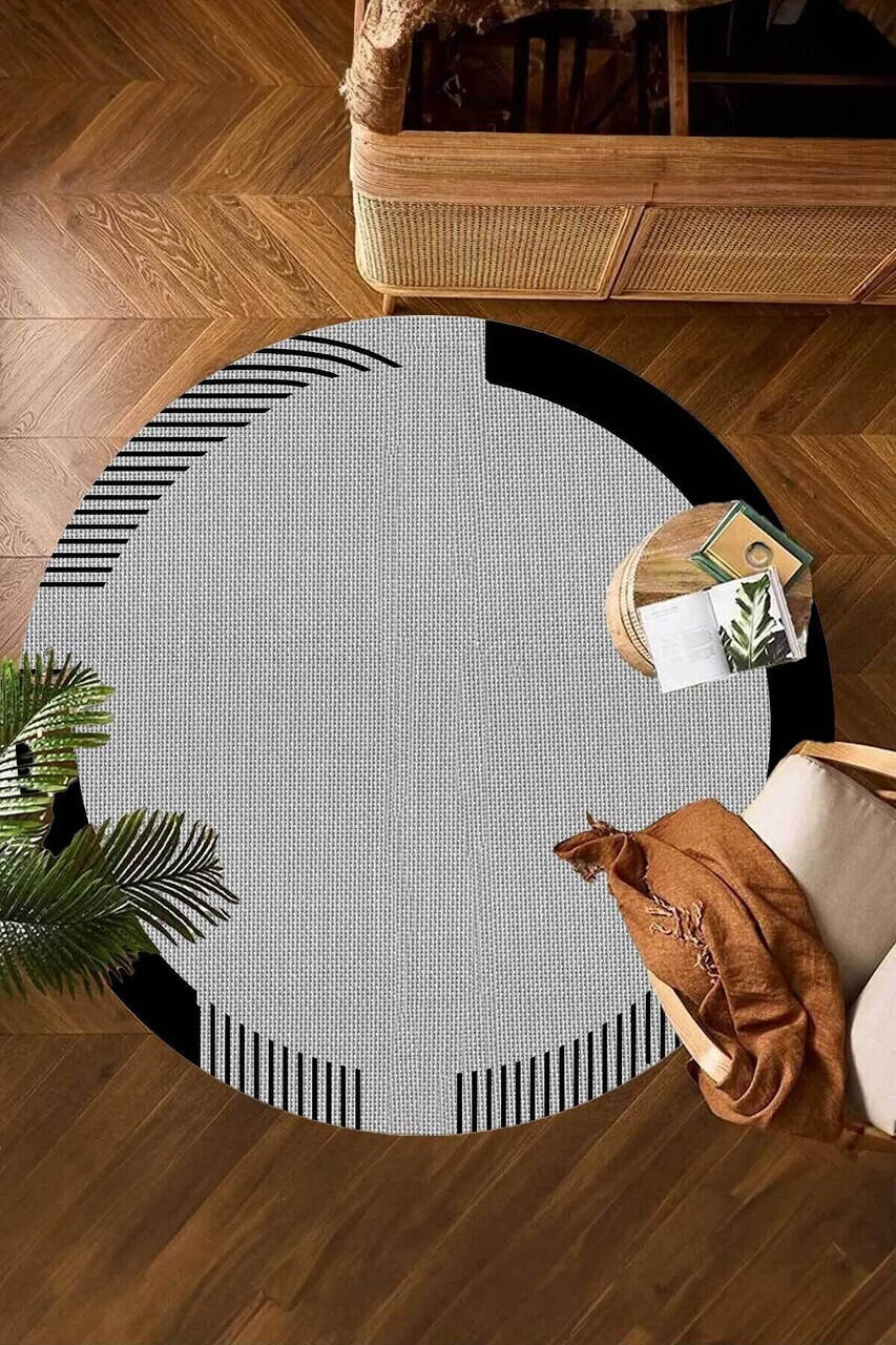 Covor, CLR-7219-266-YUV-GRİ-2, 80x80cm, Poliester, Multicolor