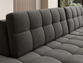 Coltar extensibil dreapta 3 locuri ELTAP, RT-06SO, Blezalt, 240x150x82 cm, lemn/poliester, gri inchis
