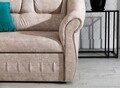 Coltar extensibil dreapta 3 locuri ELTAP, LII-067, Lord II, 243x195x112 cm, lemn/poliester, bej inchis