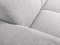 Coltar stanga 4 locuri, Molino-101, Micadoni Home, 250x170x72 cm, tesatura boucle, gri deschis