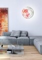 Plafoniera Spring, Candellux, 40 x 10 cm, 2 x E27, 60W, rosu