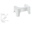 Scaunel pentru baie Secura, Wenko, 48x33.5x20.5 cm, plastic/polipropilena, alb