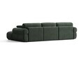Coltar dreapta 6 locuri, Ophelia, Micadoni Home, 297x164x84 cm, tesatura structurata, verde muschi