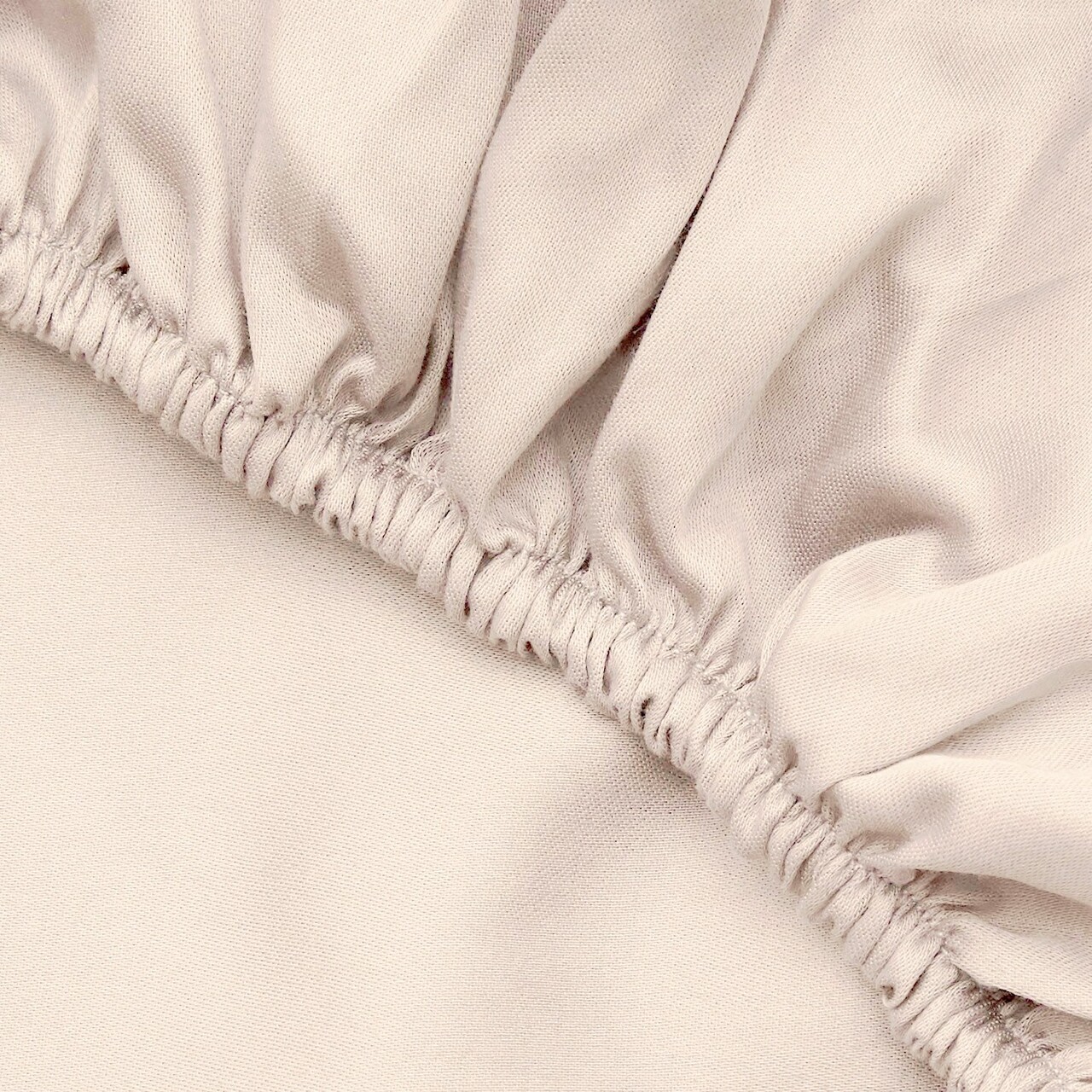 Cearceaf de pat cu elastic Satin Single Large (FR), L'essentiel Maison, De Cream, Crem - imagine 3