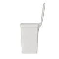 Cos de gunoi cu pedala, Brabantia, StepUp, 16 L, 29.6x22.3x41.1 cm, polipropilena, gri deschis