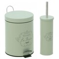 Set cos si perie pentru baie InArt Mint