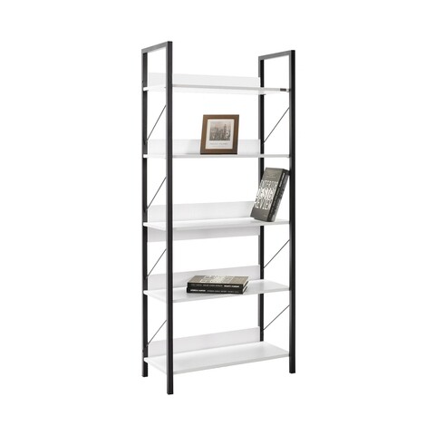 Corp biblioteca, adore, ktp-850-dd-1, 73x172x35 cm, pal, alb