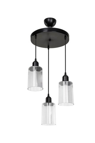 Lustra siyah, asz.1488, squid lighting, 30x68 cm, 20w, negru