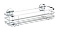 Etajera pentru baie Turbo-Loc, Wenko, 38x11x10.5 cm, inox, argintiu lucios