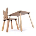 Set masa si scaun pentru copii, Rosewood, BLTYZ-AKTV062, Stejar