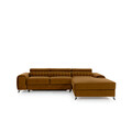 Coltar extensibil dreapta 3 locuri ELTAP, RT-45LO, Grayson, 278x205x92 cm, lemn/poliester, mustar
