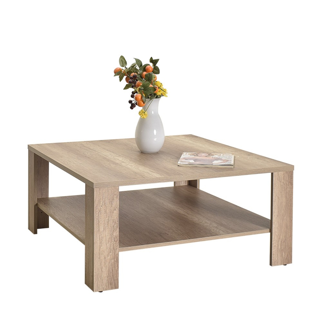 Masuta de cafea, Hanah Home, Shp-690-Tt-1, 90x42x90 cm, Nuc deschis - view 3