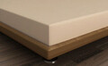 Cearceaf cu elastic pentru o persoana (FR), Beige, Patik, Bumbac