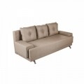 Canapea extensibila Roma Lux Beige 205x90x86 cm + lada de depozitare, bej