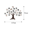 Decoratiune de perete, Maple, Metal, Dimensiune: 117 x 91 cm, Multicolor