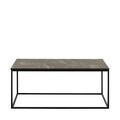 Masuta de cafea, Adore, SHP-985-QQ-1, 100x42x60 cm, PAL, Negru / Marmură