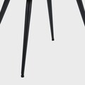 Scaun Ludi, Homla, 53x50x85 cm, metal/poliester, negru