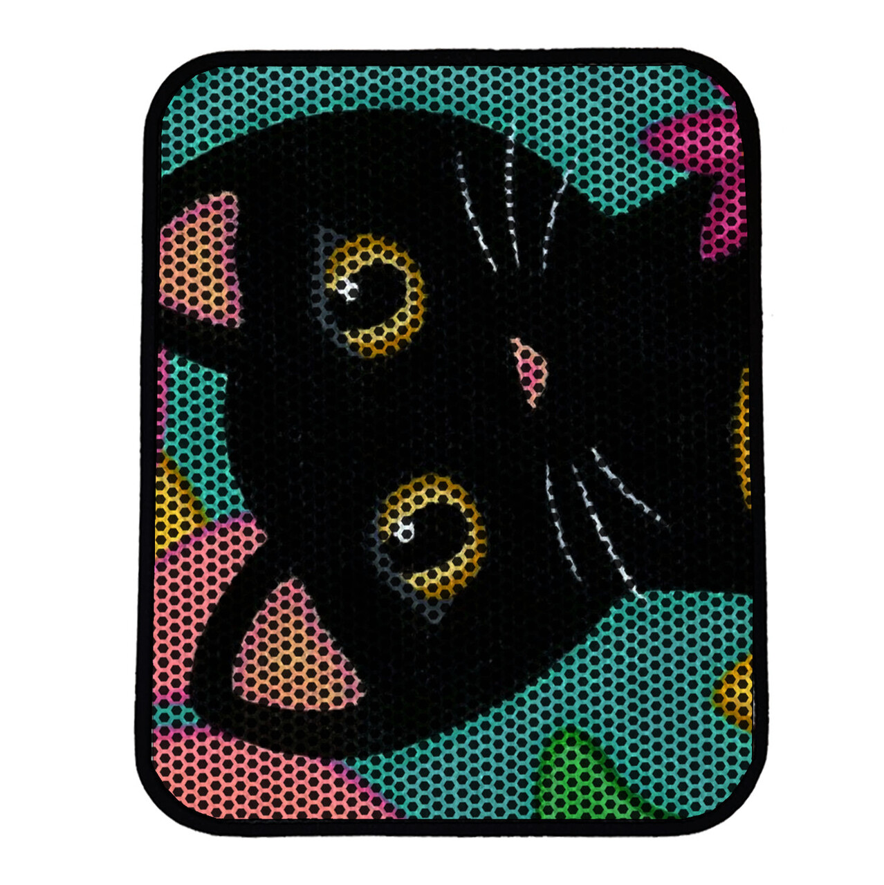 Covoras litiera pentru colectarea granulelor de nisip, Paws &amp; Whiskers, Nrszn0109, 50% PVC/50% poliester, Multicolor - view 2