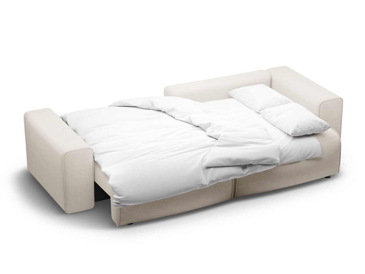 Coltar extensibil dreapta 3 locuri, Victor, Micadoni Home, 246x148x83 cm, tesatura structurata, bej deschis — imaginea 6
