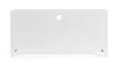 Comoda TV Cambridge, Bizzotto, 1 raft reglabil, 120.5 x 40 x 58.5 cm, otel, alb