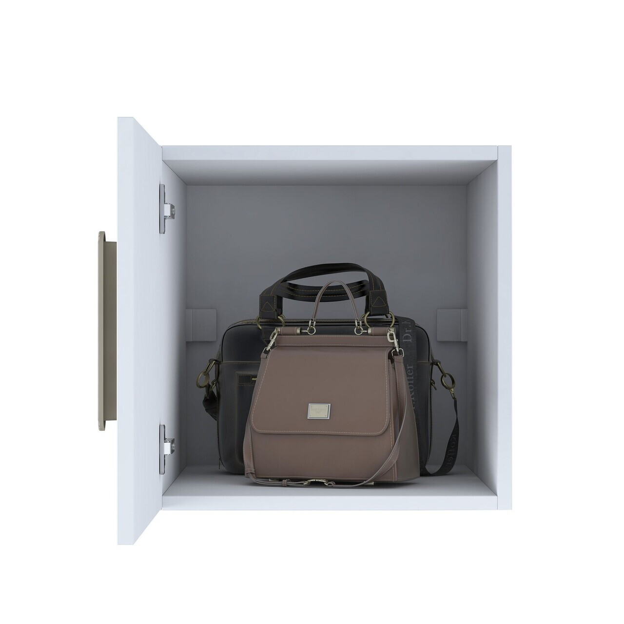 Dulap de perete, Hanah Home, BA167, 45x45x57.5 cm, PAL melaminat, Alb - view 9