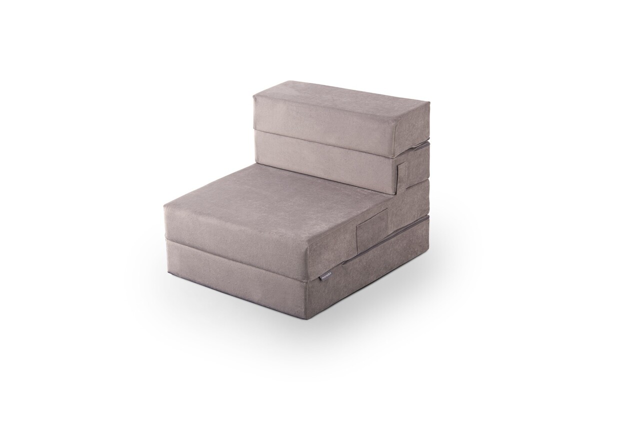 Fotoliu extensibil, Atelier del Sofa, 363SLD1135, Textil, Gri deschis - view 7
