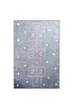 Covor, Hopscotch, 100x160 cm, Catifea, Multicolor