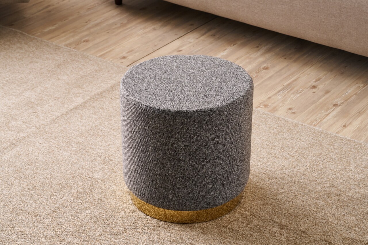 Taburet, Atelier del Sofa, 825BLC5146, Lemn, Antracit - view 2