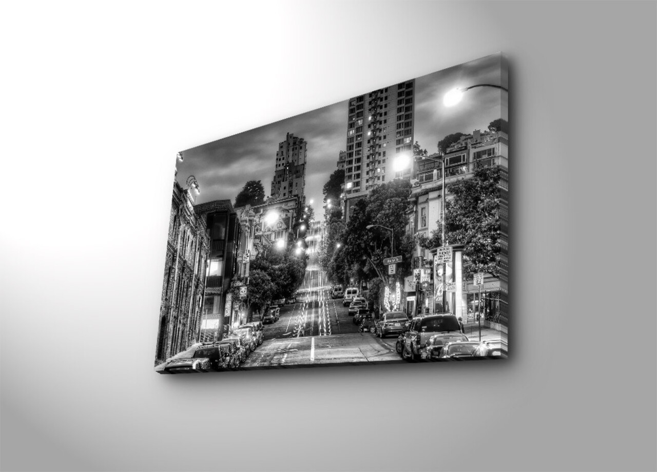 Tablou decorativ cu lumina LED, 4570İACT-57, Dimensiune: 45 x 70 cm, Multicolor - view 2