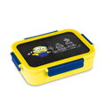 Cutie pranz pentru copii Berlinger, Minions Collection, 24x18 cm, 1.32L, plastic/silicon, galben/albastru