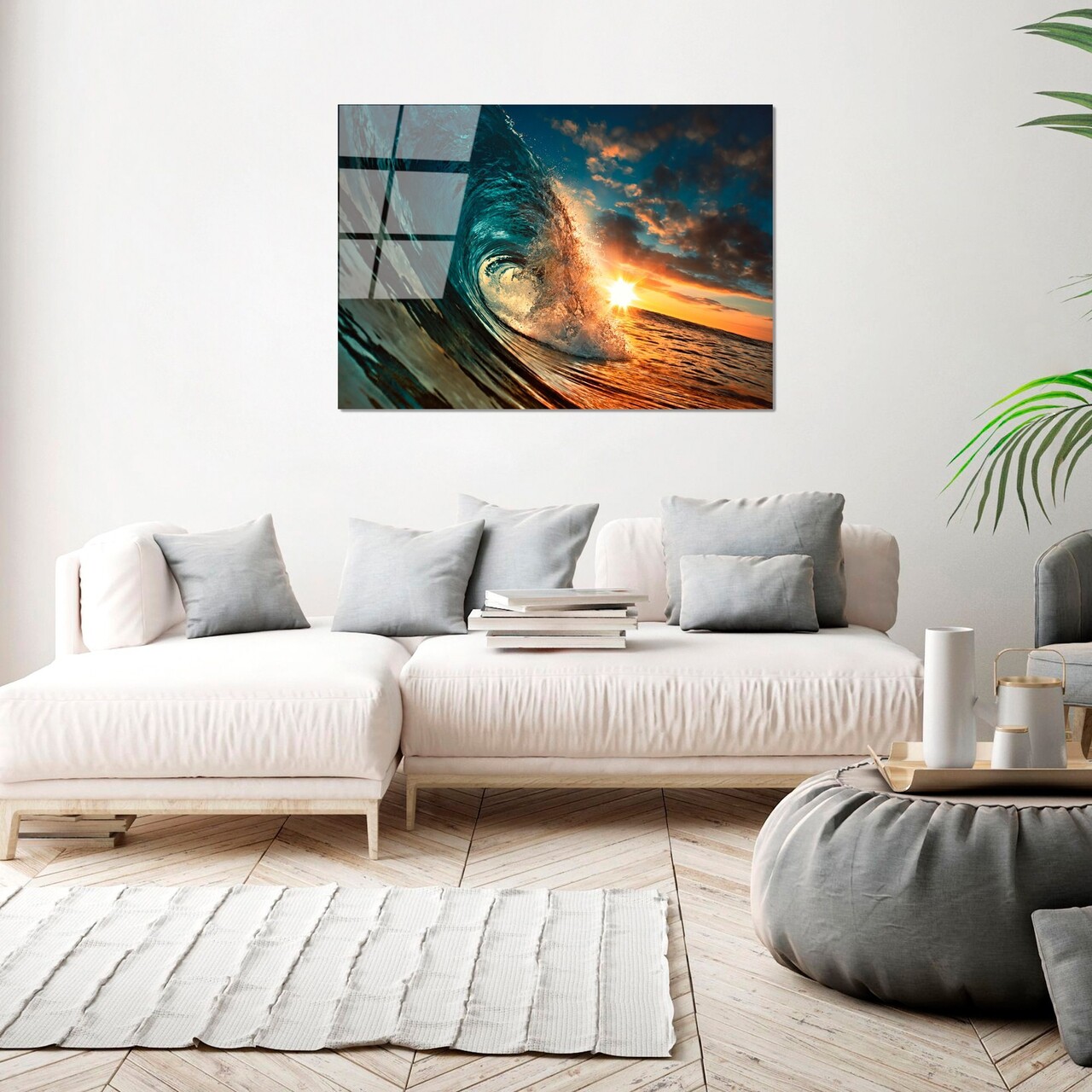 Tablou decorativ, UV-263 70 x 100, 70 x 100 cm, Multicolor - view 4