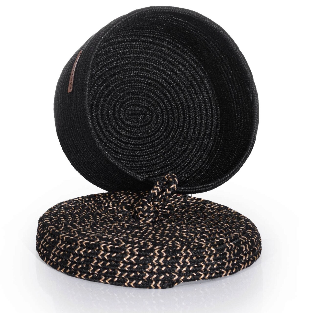 Cutie depozitare, 9003054, Bumbac, Negru - 1 | YEO