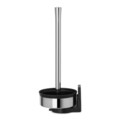 Suport role rezerva hartie igienica, Brabantia, Profile Brilliant Steel, 15.5x14x38.3 cm, otel, argintiu