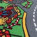 Covor Playcarpet Street, Decorino, 90x200 cm, 100% poliamida, multicolor