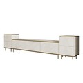 Comoda TV, Inarch, Imaj, Travertin / Auriu