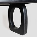 Masa Astir, Homla, 160x100x76 cm, lemn, negru