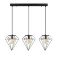 Lustra, Opviq, 892OPV1622, Metal, Negru