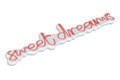 Decoratiune luminoasa LED, Sweet Dreams, Benzi flexibile de neon, DC 12 V, Roz