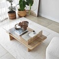 Masuta de cafea, Neostill, Saga Rectangle, Safir / Transparent